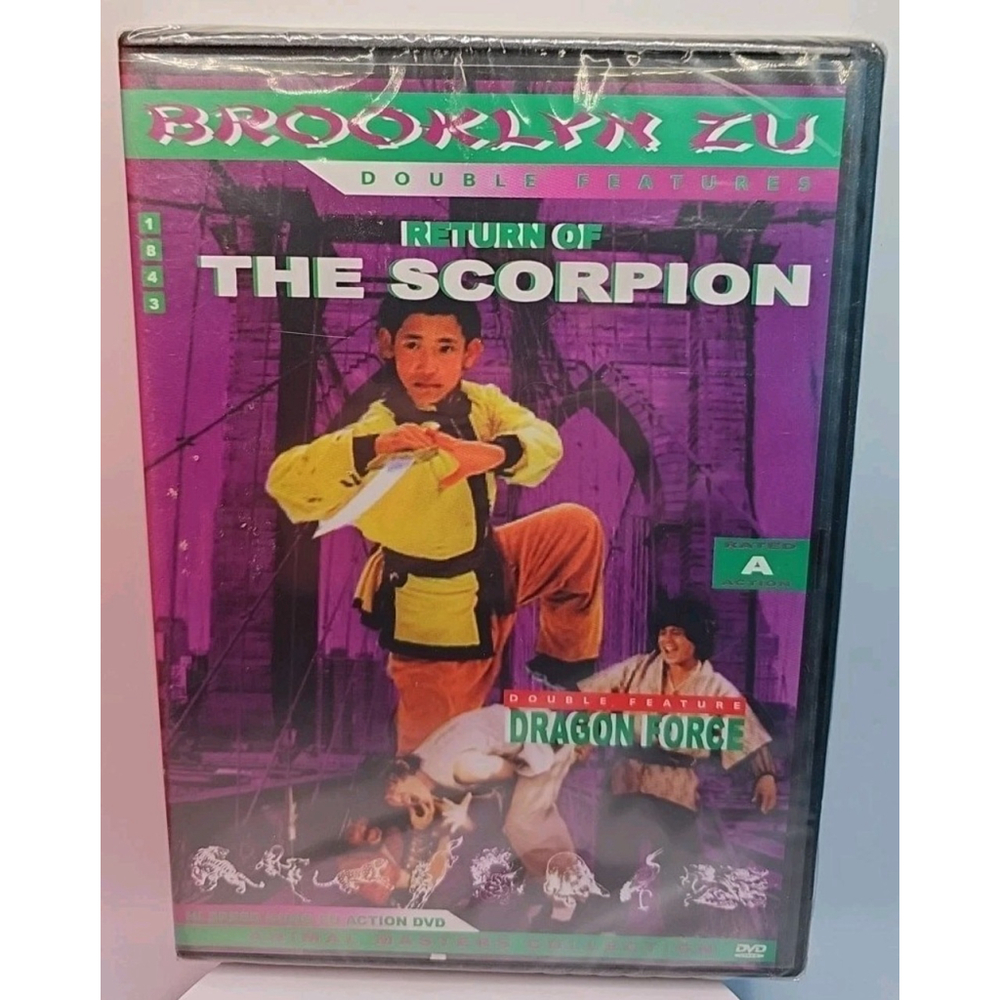 Return Of The Scorpion / Dragon Force DVD Brooklyn Zu Animal Masters New Sealed